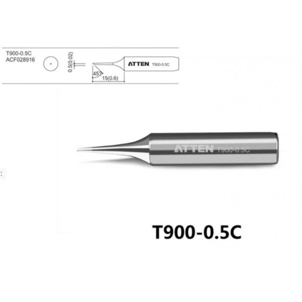 ATTEN T900-0.5C TIP HOOF 0.5mm