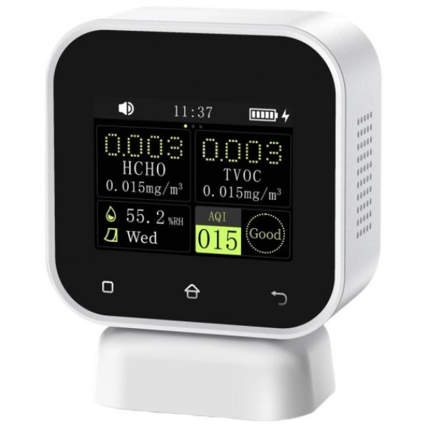 FNIRSI® SFD-02 4-IN-1 Indoor Air Quality Monitor Touchscreen Formaldehyde Detector HCHO TVOC Tester FNIRSI® SFD-02 4-IN-1 Indoor Air Quality Monitor Touchscreen Formaldehyde Detector HCHO TVOC Tester