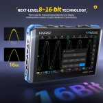 FNIRSI® DPOS350P 4-IN-1 350MHz 1GSPS Tablet Oscilloscope Signal Generator Spectrum Analyzer Frequency Response Analyzer FNIRSI® DPOS350P 4-IN-1 350MHz 1GSPS Tablet Oscilloscope Signal Generator Spectrum Analyzer Frequency Response Analyzer