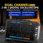 FNIRSI® DS215H PLUS 2-IN-1 50MHz 250MS/s Dual Channel Digital Oscilloscope DDS Function Singal Generator FNIRSI® DS215H PLUS 2-IN-1 50MHz 250MS/s Dual Channel Digital Oscilloscope DDS Function Singal Generator