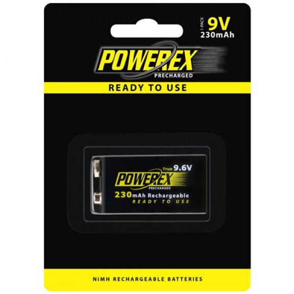 Maha Powerex Επαναφορτιζόμενη 9.6 V block battery Maha Powerex Επαναφορτιζόμενη 9.6 V block battery