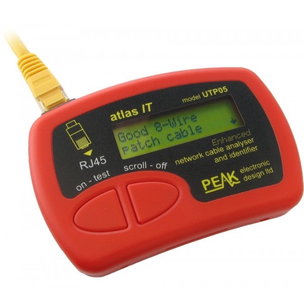 Peak Electronics UTP05 Atlas IT network cable analyser Peak Electronics UTP05 Atlas IT network cable analyser