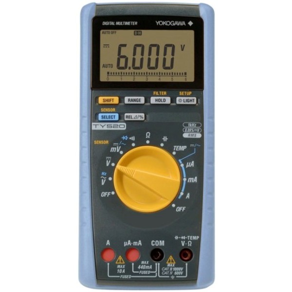 YOKOGAWA TY520 HIGH PRECISION ΠΟΛΥΜΕΤΡΟ 3.5 digits 6000 counts YOKOGAWA TY520 HIGH PRECISION ΠΟΛΥΜΕΤΡΟ 3.5 digits 6000 counts