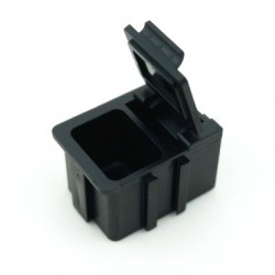 ESD SMD container black 16x12x25